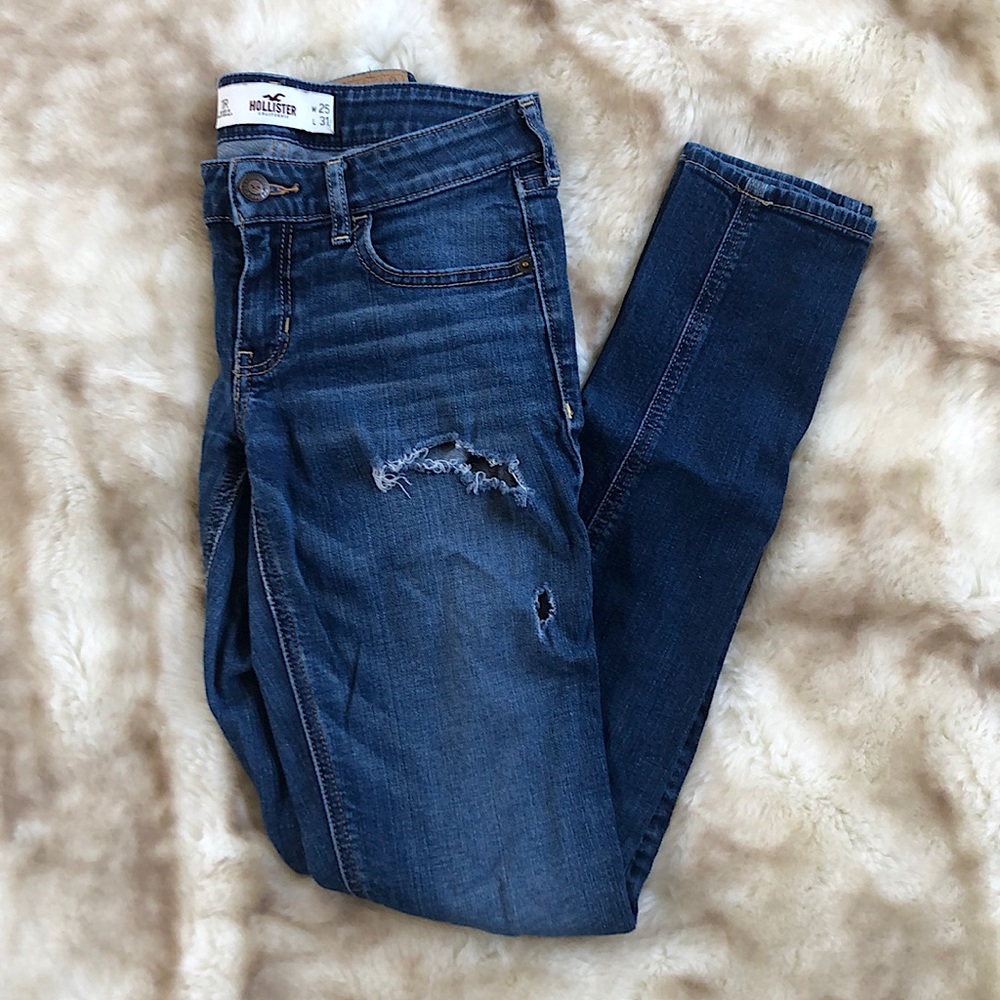 Hollister Distressed Skinny Jeans